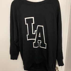 Black LA Crewneck